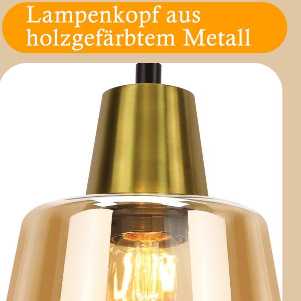 Pendelleuchte Marmon Schwarz - Metall - 8 x 147 x 8 cm