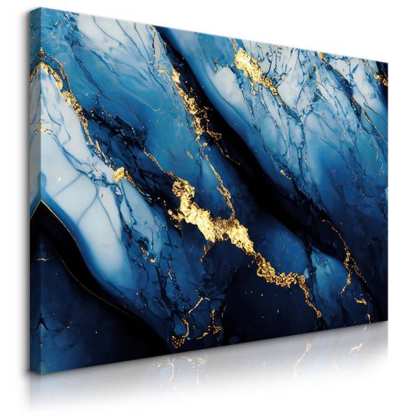 Leinwandbild Marmor Muster Glamour 120 x 80 x 80 cm