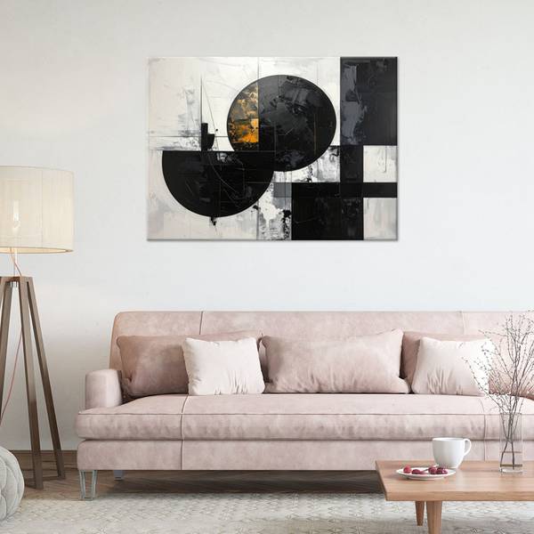 Tableau déco Cercle 60 x 40 cm