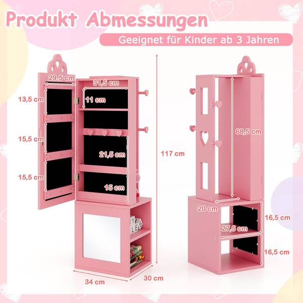Sieradenkast TK32538 roze