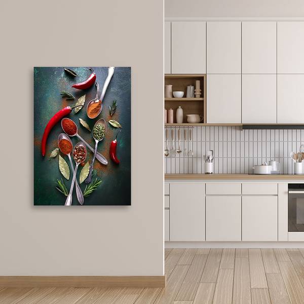 Wandbild Gewürze 70 x 100 cm