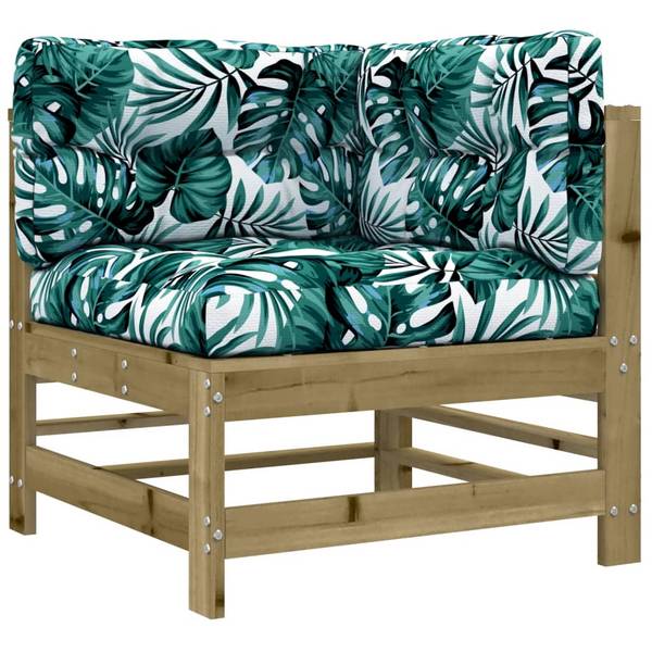 Salon de jardin 3029348 (lot de 5) Marron - Vert