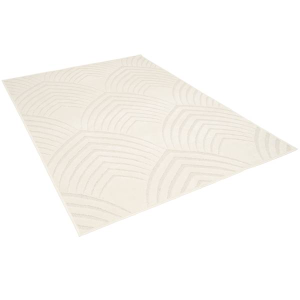 Flachgewebe Teppich Sevilla Weiß - 80 x 150 cm