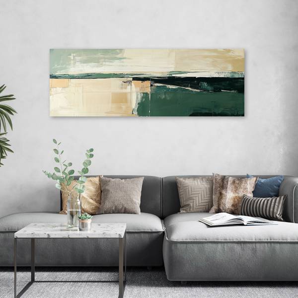 Tableau déco Abstraction Loft 90 x 30 cm