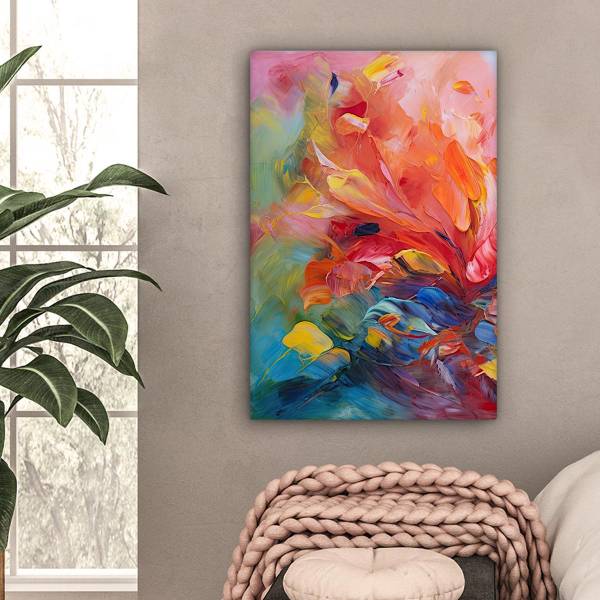 LEINWANDBILD Ölgemälde 60 x 90 cm