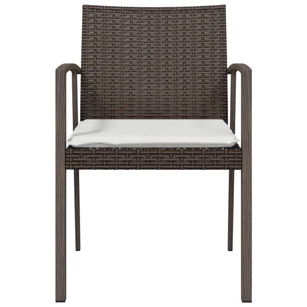 Tuinstoel 3028936-2 set van 4 bruin
