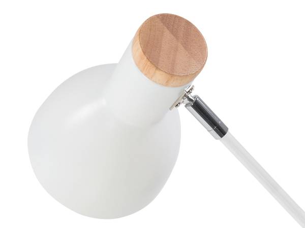 Tischlampen PECKOS Braun - Weiß - Metall - 13 x 50 x 13 cm