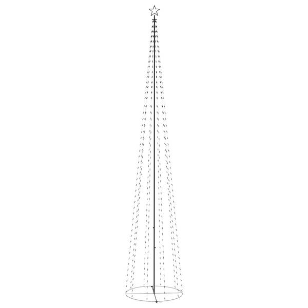Weihnachtskegelbaum 3009596 Blau - PVC - 160 x 500 x 160 cm