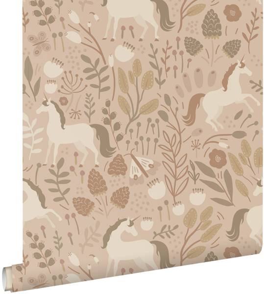 Tapete 139875 Braun - Fleece - 53 x 1005 x 53 cm