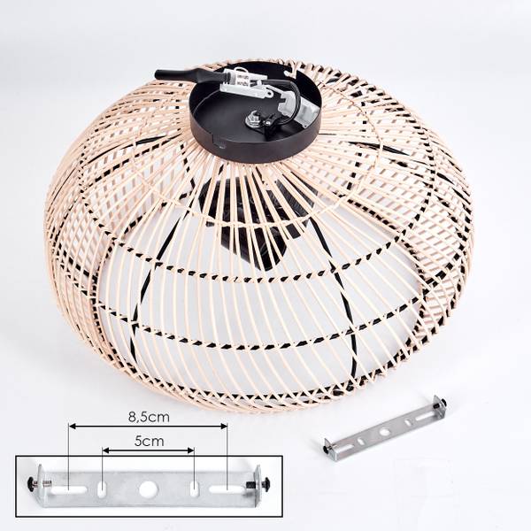 Deckenleuchte Chadid Beige - Schwarz - 26 x 46 x 43 cm