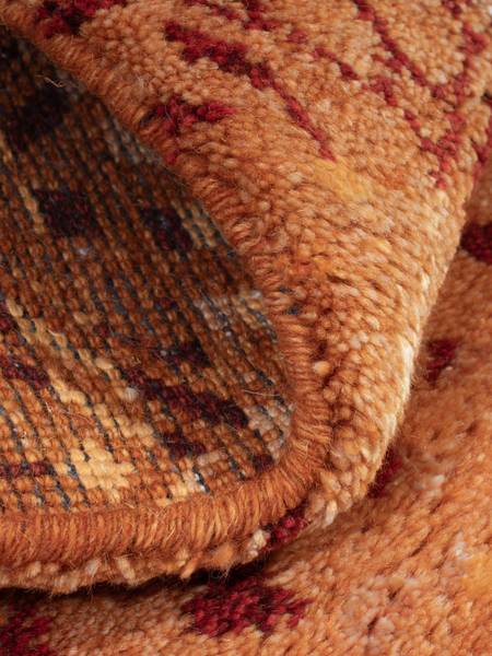 Wollteppich Naturals Orange - Naturfaser - 60 x 2 x 90 cm