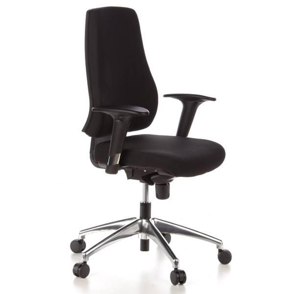 Bürostuhl PRO-TEC 200 Schwarz - Polyester - 60 x 126 x 45 cm