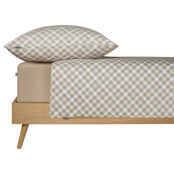 Bettwäscheset Rin Renforcé 2-tlg. Grau - Textil - 135 x 1 x 200 cm