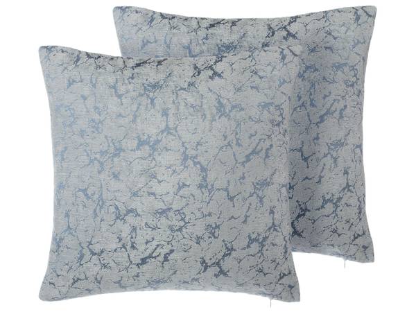 Coussin décoratif WISTERIA Gris - Textile - 45 x 12 x 45 cm