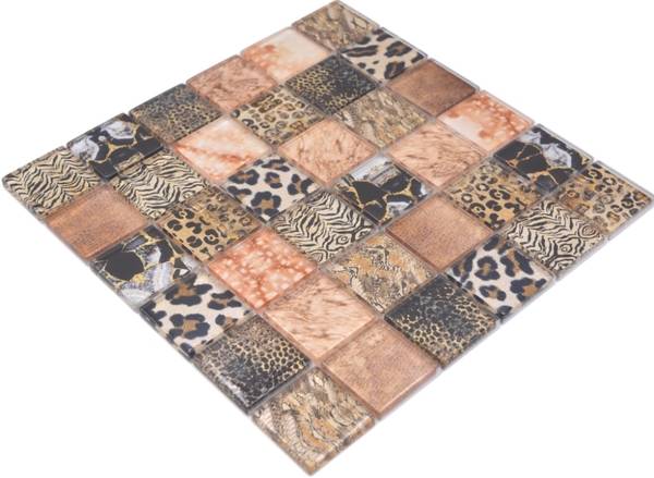 Mosaikfliesen 78-W68 Glas - 30 x 30 x 30 cm