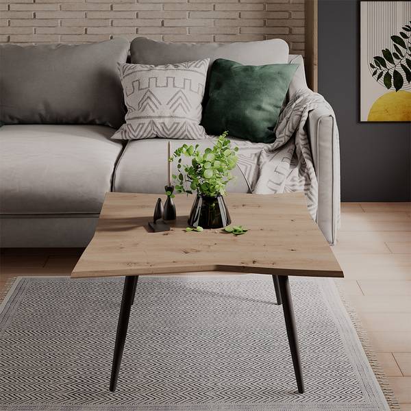 Couchtisch Yan 58418 Braun - Holzwerkstoff - 80 x 40 x 80 cm
