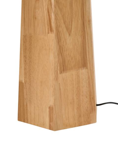 Grande lampe ILALA Beige - Bleu - Bois massif - 30 x 130 x 30 cm