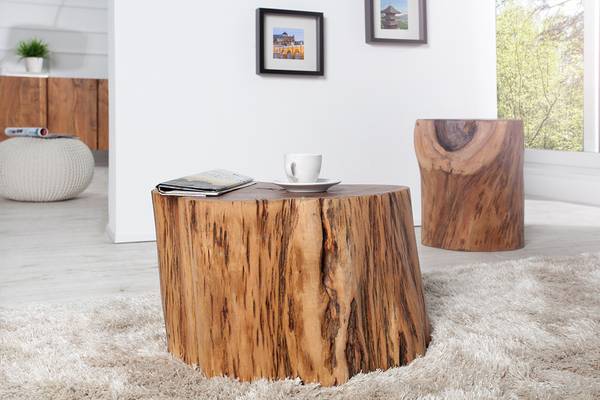 Couchtisch GOA Braun - Akazie - 50 x 30 x 45 cm