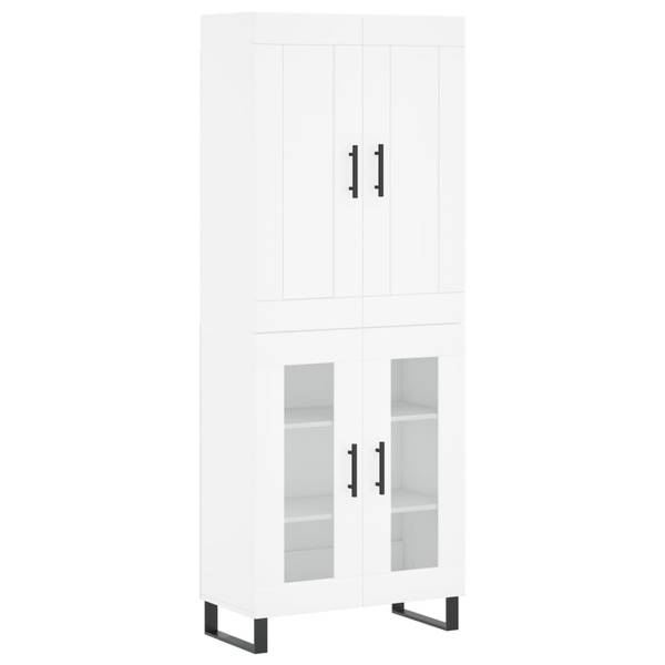 Highboard DE4131 Weiß - Holzwerkstoff - 70 x 180 x 34 cm