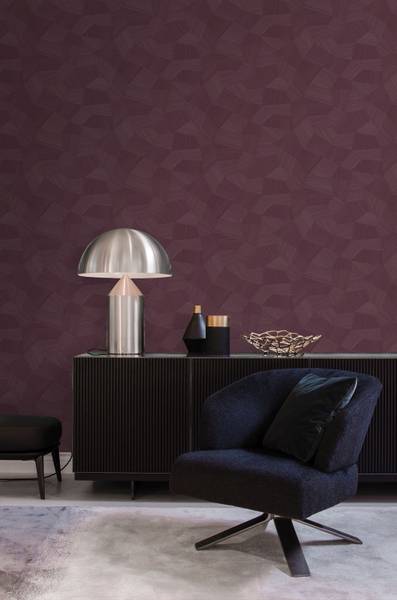 Tapete 348060 Violett - Papier - 50 x 900 x 50 cm