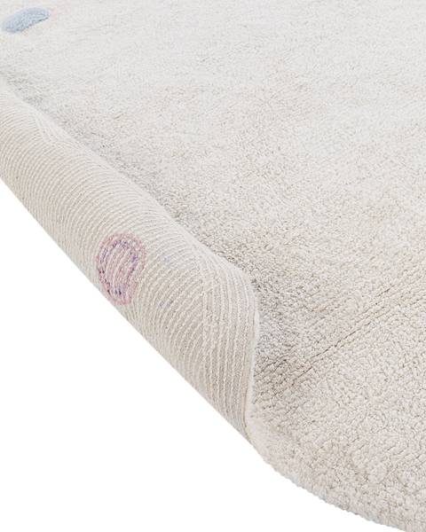 Kindervloerkleed DUREVI beige - natuurvezel - 120 x 120 cm