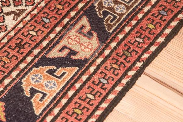 Orientteppich Oriental Braun - Seide - 122 x 1 x 194 cm
