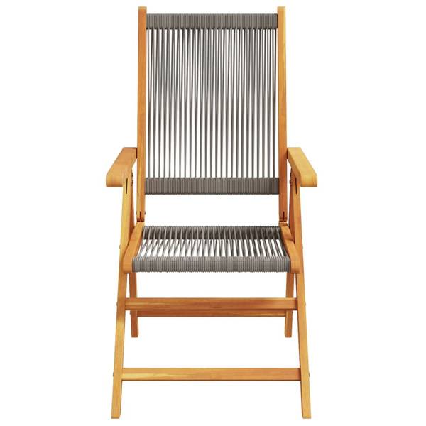 Chaise de jardin 3033687-3 (lot de 6) Gris