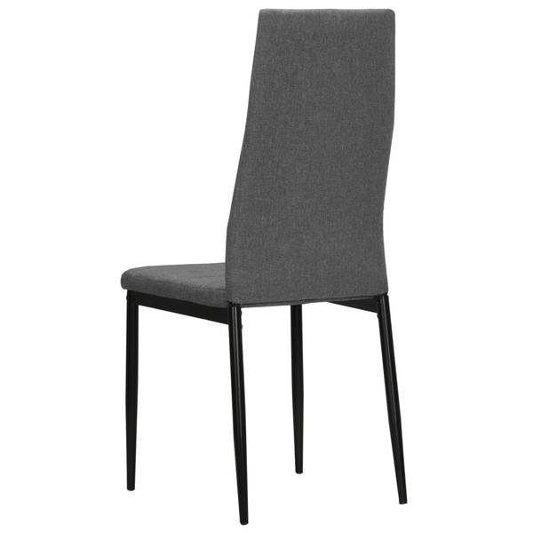 Chaise à manger 295844-3 lot de 2 Gris lumineux