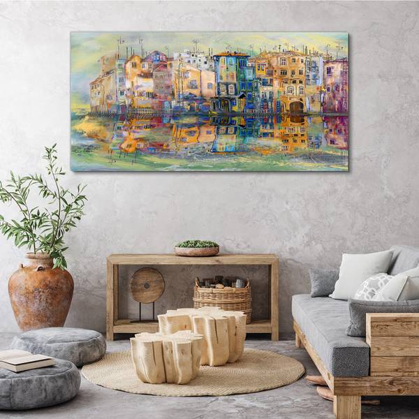 Wandbild Wasserstadt 00018739 140 x 70 cm