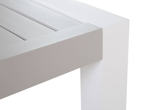 Lounge Set CASTELLA 4-tlg Grau - Weiß