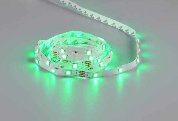 LED-Strip LICHTI2 Weiß - Metall - Kunststoff - 1 x 1 x 1 cm