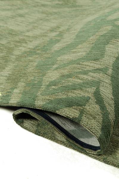 Flachgewebter Teppich Zebra Dunkelgrün - Grün - Hellgrün - Neongrün - Salbei - 200 x 280 cm