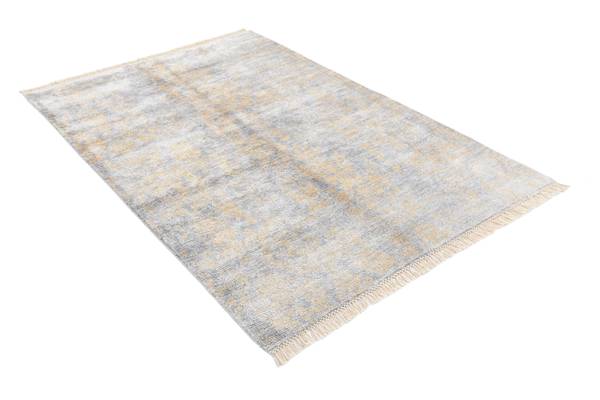 Tapis Darya DCLXXIII Gris - Laine - 130 x 1 x 193 cm