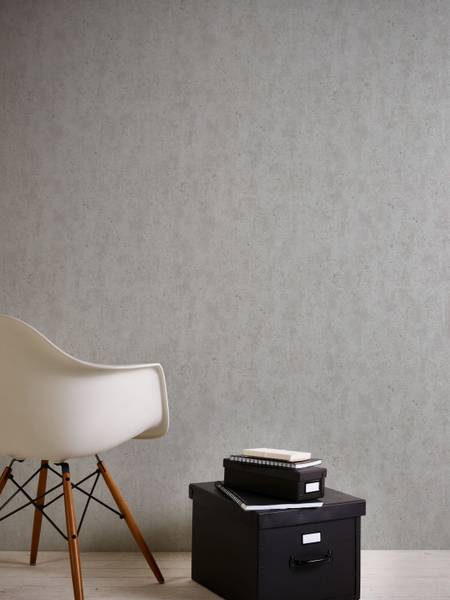 Betontapete Vlies Grau Beige Grau