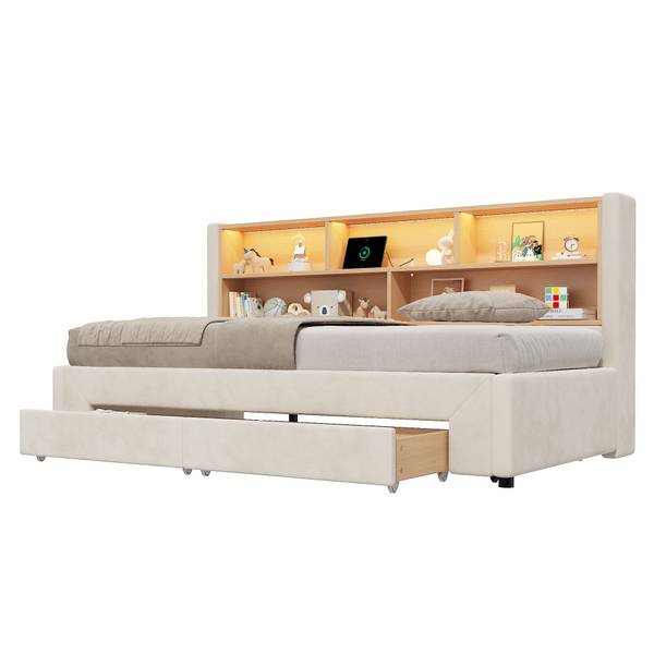 Kinderbett VELHUIMI Ⅰ Beige