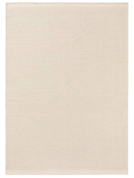 Handgewebter Wollteppich Rocco Weiß - 70 x 140 cm
