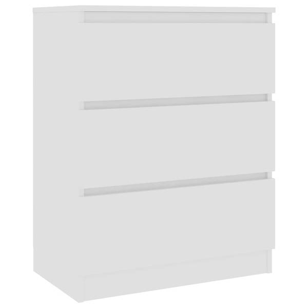 Sideboard DE818 Weiß - Holzwerkstoff - 35 x 76 x 60 cm