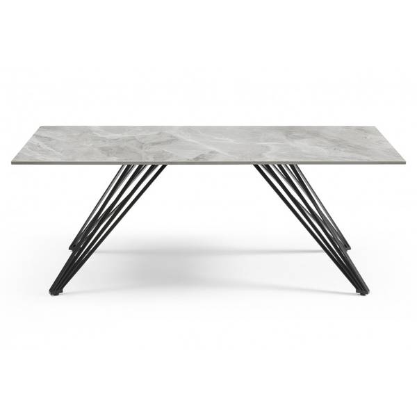 Table basse céramique DAKOTA 01 Gris - Céramique - 120 x 45 x 60 cm