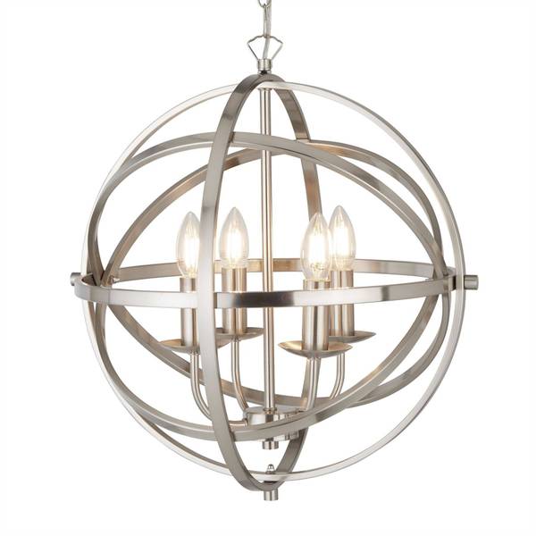 Orbit Pendentif Argenté - Métal - 46 x 210 x 46 cm