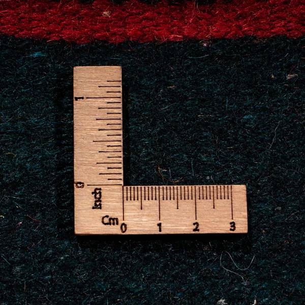 Handgewebt Kelimteppich Rot - Wolle - 140 x 1 x 340 cm