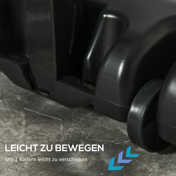 Basketballständer A61-029BK Braun - Kunststoff - 60 x 310 x 90 cm