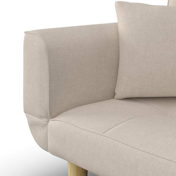 Schlafsofa MIRIAM Beige - Textil - Holz teilmassiv - 176 x 71 x 85 cm