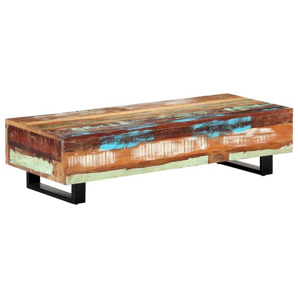Beistelltisch D444 Braun - Massivholz - 50 x 30 x 120 cm