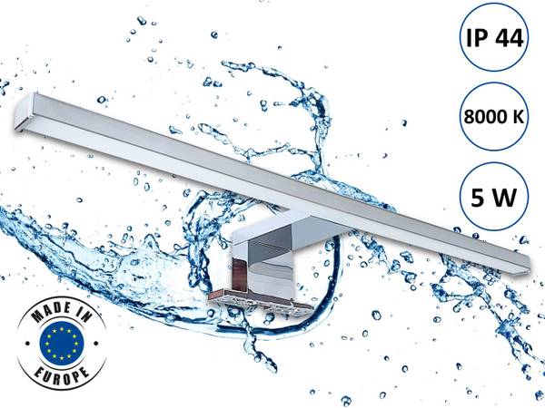 Spiegelschrank ZKR mit LED Weiß - Holzwerkstoff - 50 x 60 x 14 cm