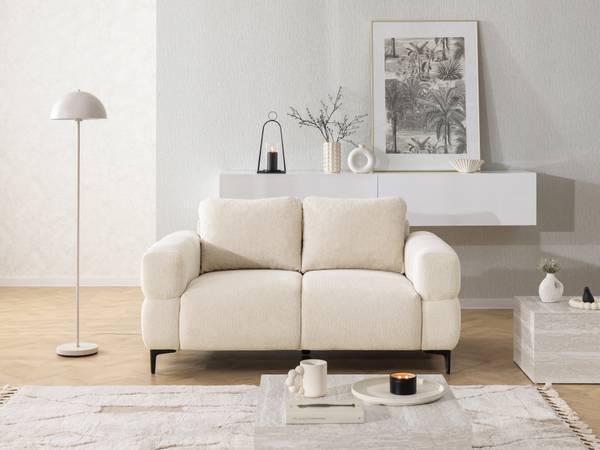 2-Sitzer-Sofa Cardea Beige