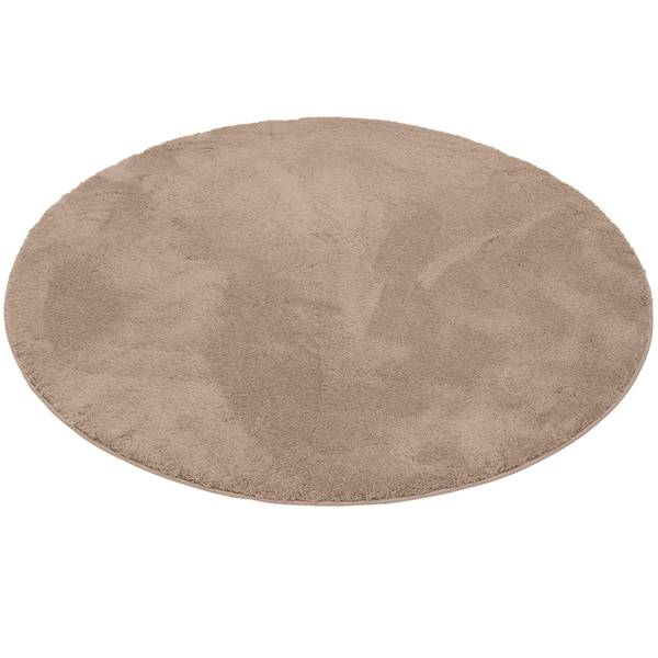 Teppich COSY Braun - Textil - 120 x 120 x 120 cm
