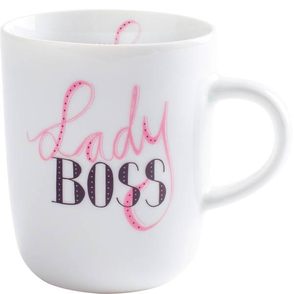 Becher 0,35 l Happy Cups Lady Boss Porzellan - 9 x 11 x 9 cm