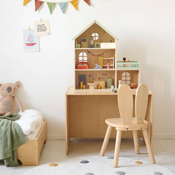 Kinderstuhl KONIJNEN Hellbeige - 30 x 60 x 30 cm