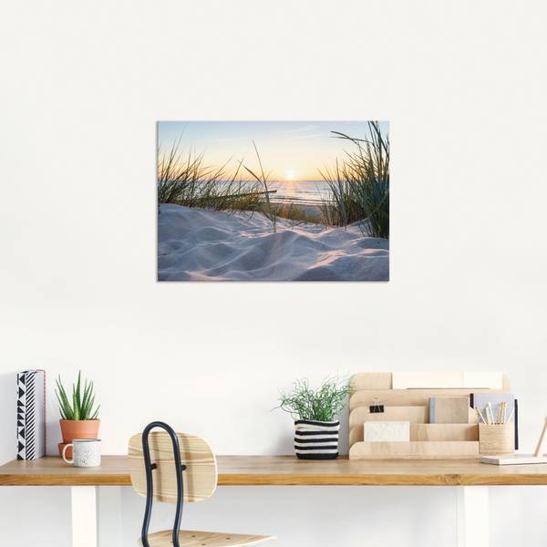 Alubild Ostseestrand 100 x 70 cm