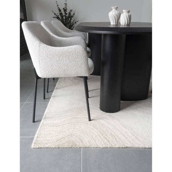 Kurzflorteppich VK86818474 Braun - Wolle - 160 x 1 x 230 cm